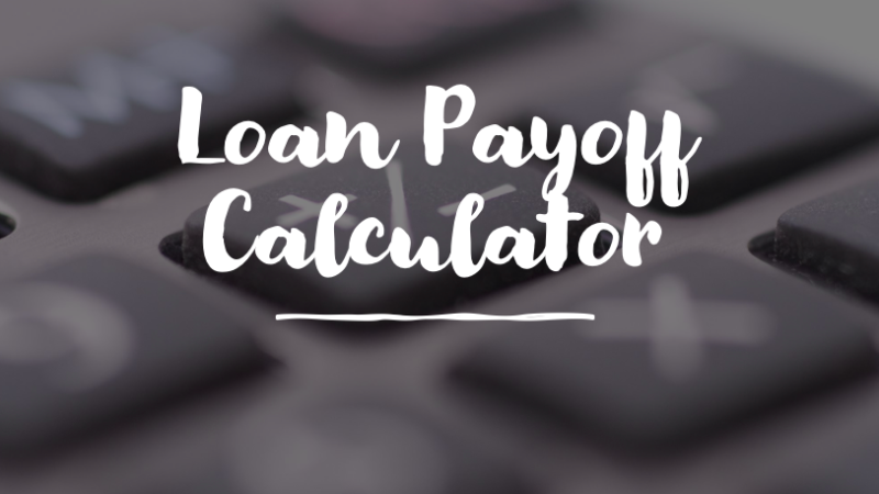 mortgage loan payoff calculator