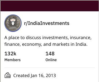r/IndiaInvestments personal finance and investing for Indians